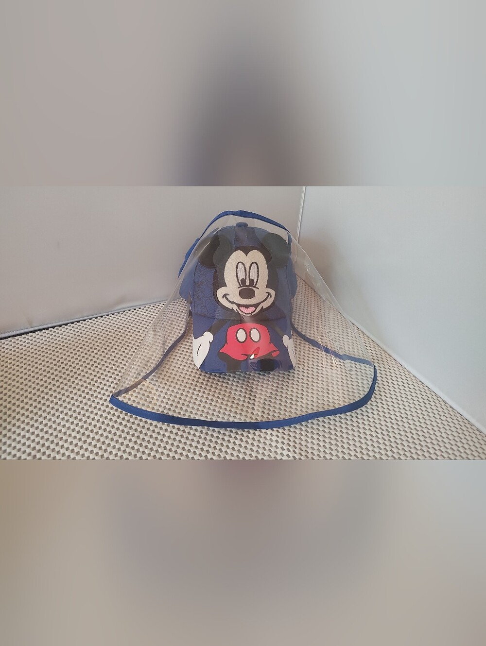 Kids Baseball Hat with Shield Mickey Mouse Gently Used